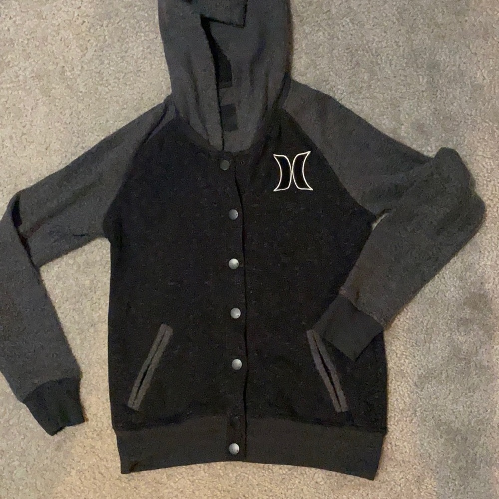 Hurley Button Down Sweatshirt